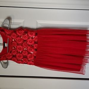 Girls Sequined Dress, Size small 6-7.